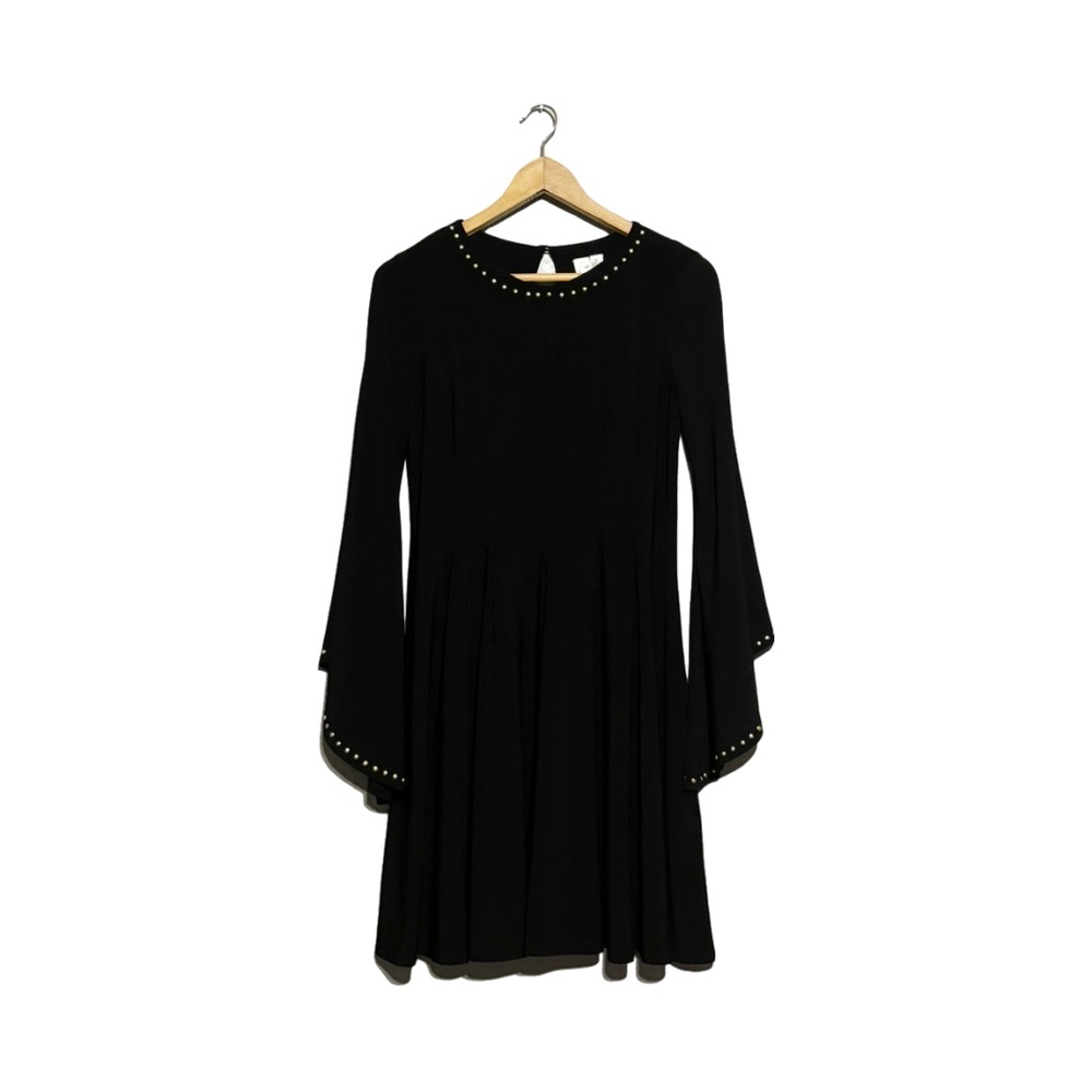 Emma & Michele medium black bell sleeve dress